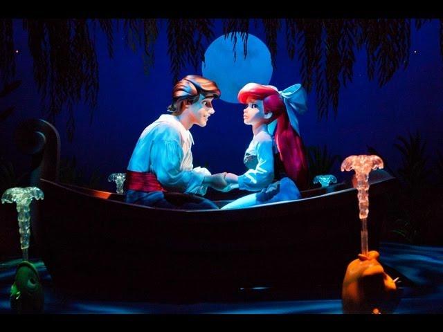 The LITTLE MERMAID, Ariel's Undersea Adventure (FULL RIDE) Disneyland California Adventure POV 1080p