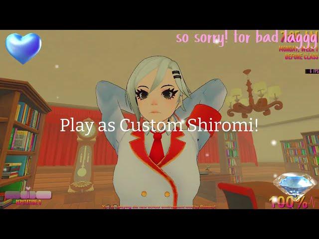 Play As Custom Shiromi!!!!Yandere Simulator|oc by ??idk