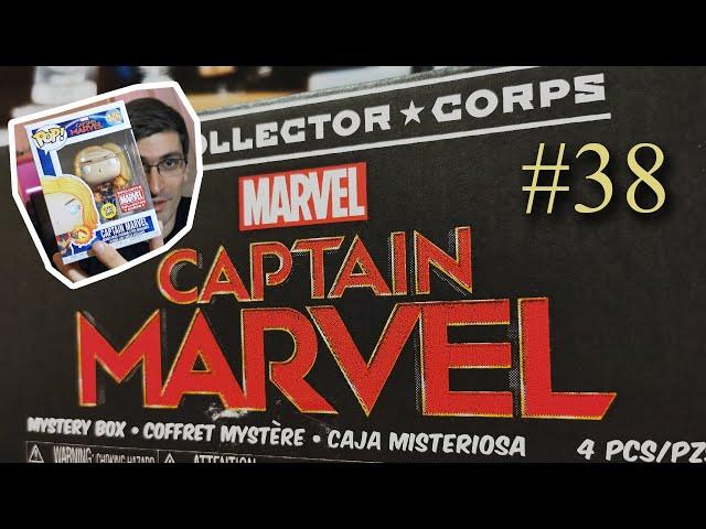 (#38) Marvel Collector Corps | Captain Marvel | Распаковка коробки из США | unboxing