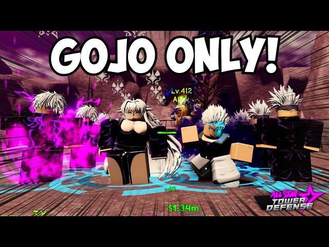 Gojo Only Vs. Infinite Mode (INSANELY OP) | ASTD Challenge