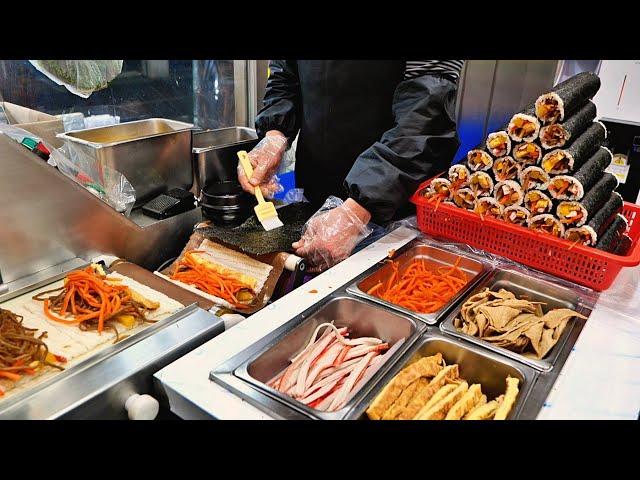 전신주 옆에 있는 1평 순대가게!, 2000원 역대급 김밥가게! / Best gimbap machine ever, Grandma Sundae Stall