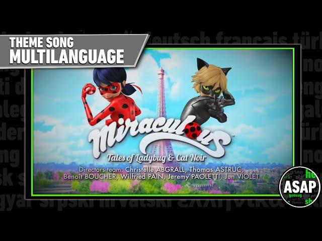 Miraculous Ladybug Theme Song (Seasons 1-3) | Multilanguage (2022 UPGRADE)