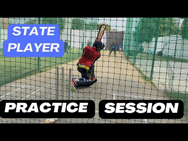 My batting Practice session in Cricket Academy || Best Cricket Net Session In Lucknow