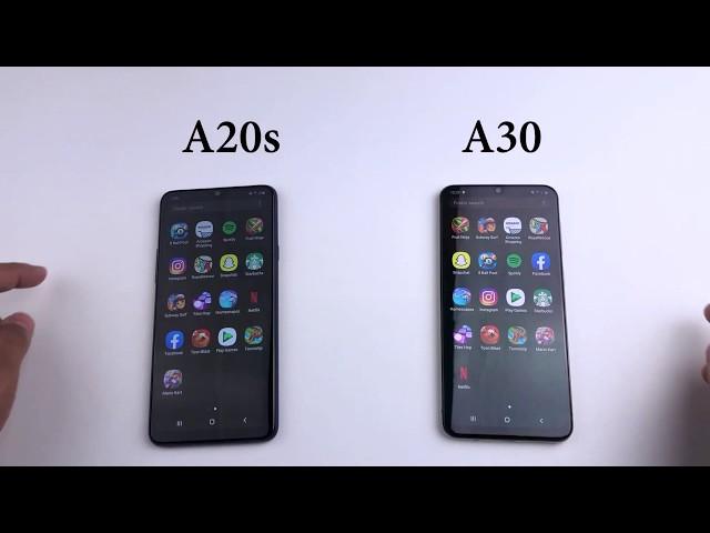 SAMSUNG A20s vs A30 | Speed Test Comparison