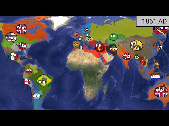 History of the World Countryballs Every years !!(-500BC - 2024AD)