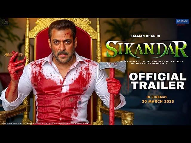 Sikandar - Official Trailer | Salman Khan | Rashmika Mandanna | Kajal Aggarwal | Sikandar Teaser