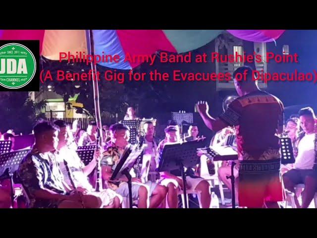 Philippine Army Band at Rushie's Point, Barangay Sabang, Baler, Aurora