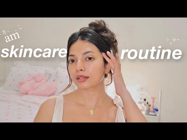 MORNING SKINCARE ROUTINE *GLOWY SKIN* with options