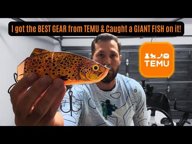 TEMU HAUL - I got the BEST GEAR from TEMU & Caught a GIANT FISH on it!!