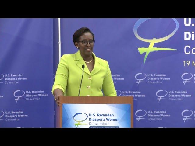 Mrs Jeannette Kagame at the U.S. Rwandan Diaspora Women Convention | Washington, D.C., 19 March 2016