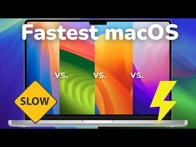 macOS Speed test: Monterey vs. Ventura vs. Sonoma vs. Sequoia