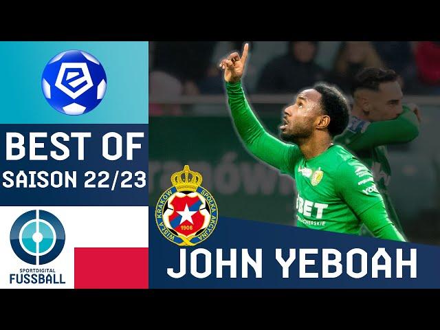 John Yeboah - Hamburger Jung zaubert in der Ekstraklasa | Tore & Assists | Saison 2022/23