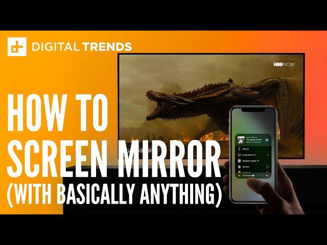 How to Screen Cast and Mirror a Phone to TV