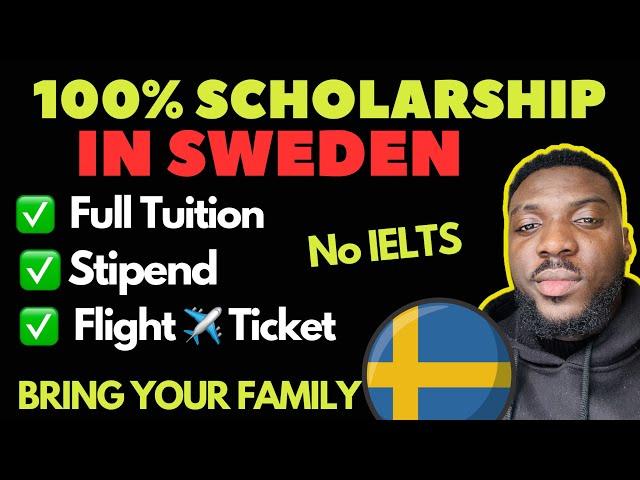 Fully Funded SI Scholarship in Sweden 2025 | Covers all Costs