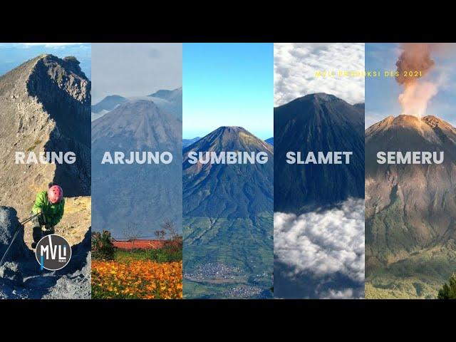 5 Gunung Tertinggi di Pulau Jawa