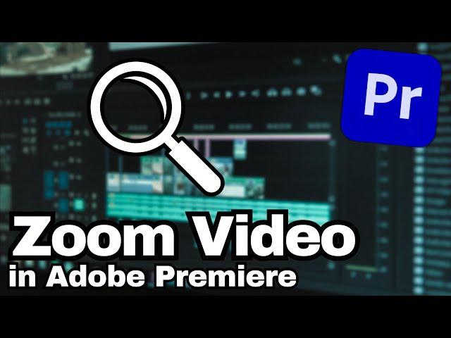 How to Zoom Video in Adobe Premiere Pro CC | Adobe Tutorial