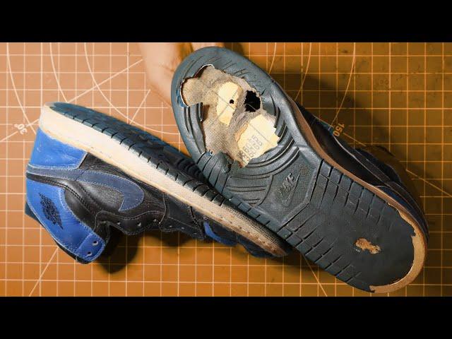 Restoring DESTROYED 24 Year Old Limited Edition Air Jordans