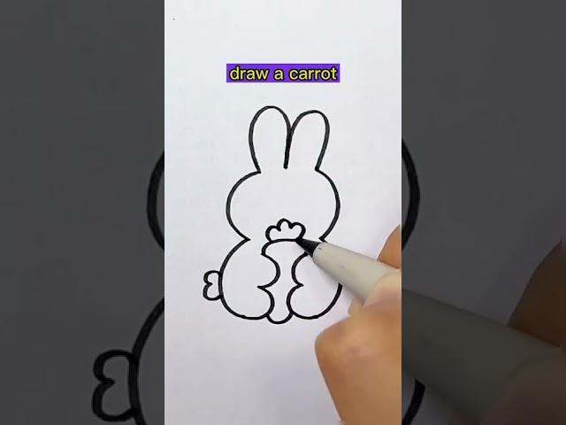 #draw #drawing #art Draw a rabbit with me