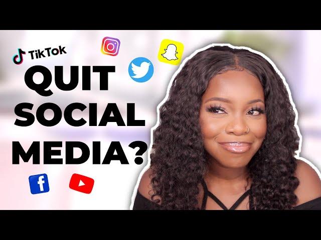 QUIT SOCIAL MEDIA? or at least take a break or detox | Mental health, social media & algorithms