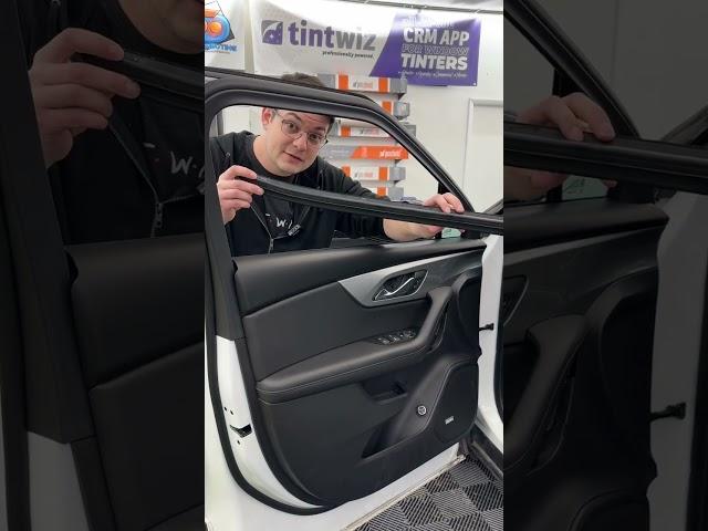 Easiest way to tint a window #diy #tint #cars