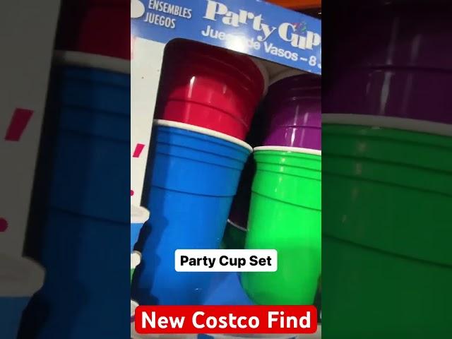 8 piece party cup set at Costco #costco #costcofinds