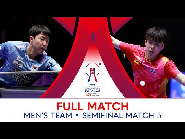 FULL MATCH | WANG Chuqin vs LIM Jonghoon | MT SF | #ITTFWorlds2024