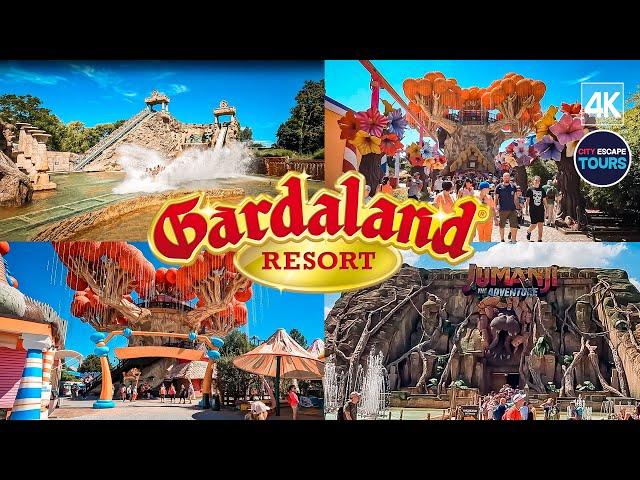 GARDALAND 2024 GIRO COMPLETO - COMPLETE TOUR 4K