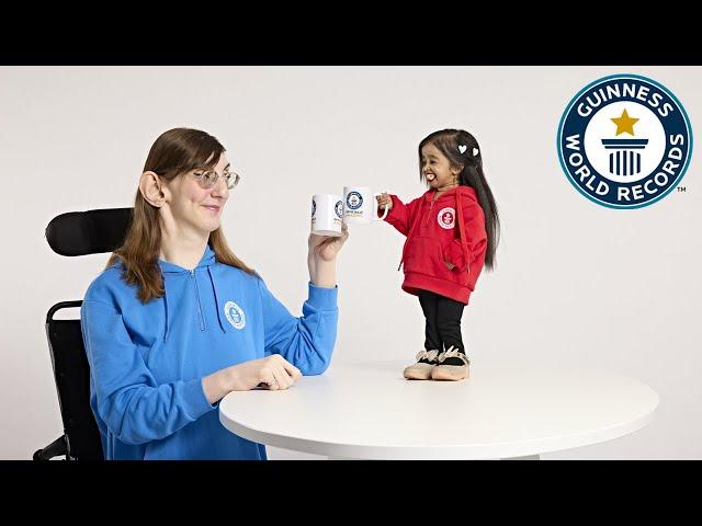 World's TALLEST and SHORTEST women MEET! | Guinness World Records