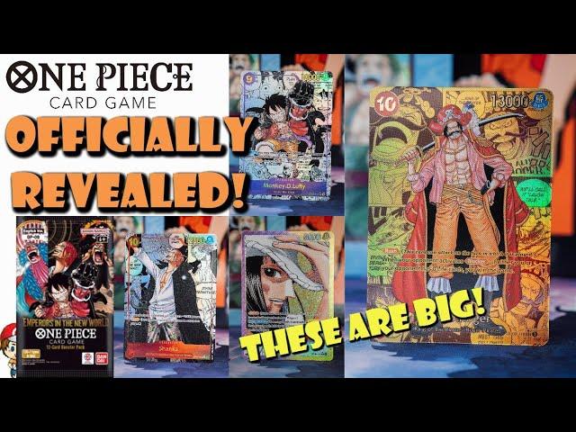 Huge Cards Officially Revealed from OP-09: Four Emperors! This Set WILL be HUGE!(One Piece TCG News)