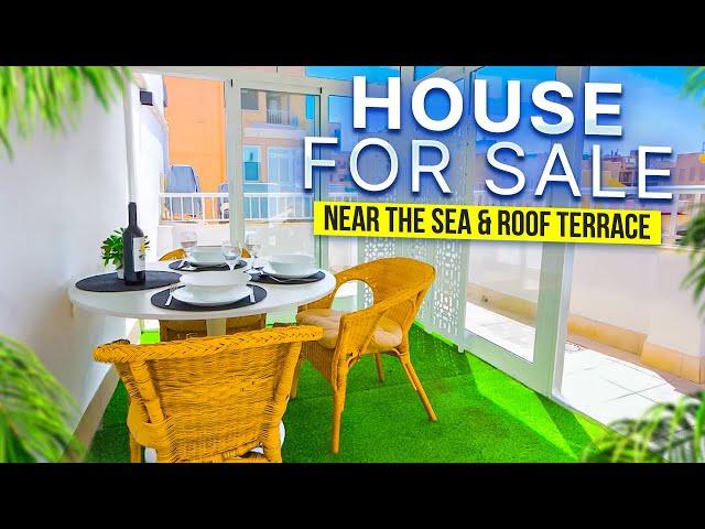 Stylish House with Large Roof Terrace in Torrevieja Spain | Property for Sale