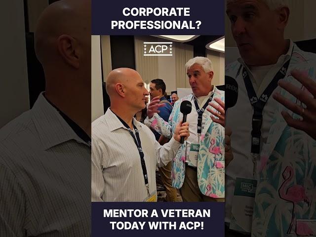 Mentor a Veteran Today with ACP!