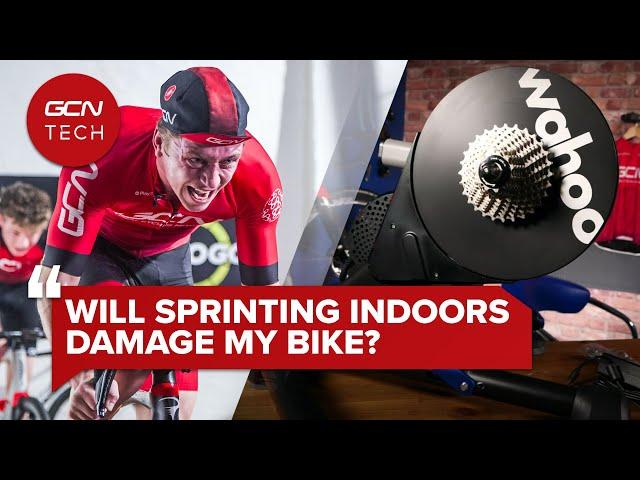 Is It Safe To Ride Out The Saddle On Indoor Trainers? | GCN Tech Clinic #AskGCNTech