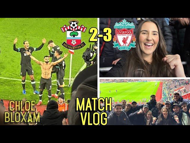 MO SALAH SENDS LFC AWAY END INTO CARNAGE AS REDS GO 8 POINTS CLEAR! | SOUTHAMPTON 2-3 LIVERPOOL|Vlog