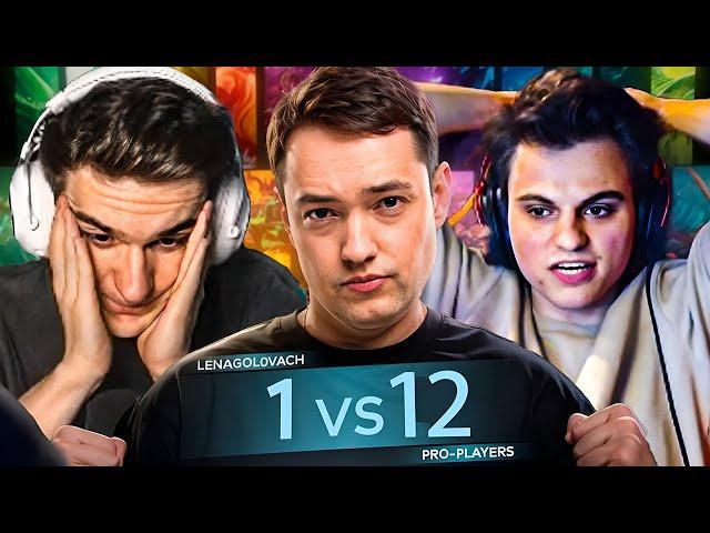 ЭВЕЛОН ШОУ DOTA MEGA BOSS / ГОЛОВАЧ, СТАРЫЙ БОГ, СКИЛЗ vs 12 ПОДПИСЧИКОВ / EVELONE