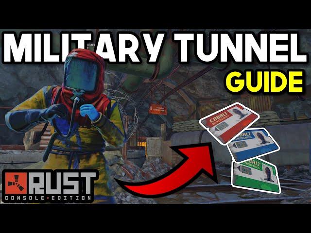 *NEW* Military Tunnel Keycard Puzzle Guide - Rust Console Edition