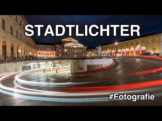 Stadtlichter - Nachts in der City fotografieren