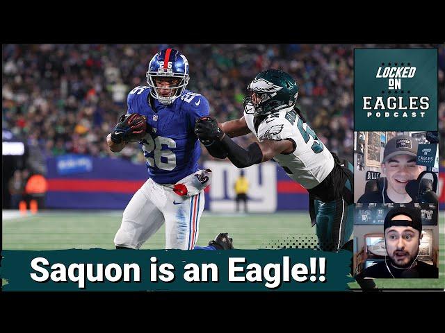 Philadelphia Eagles STEAL Saquon Barkley and Bryce Huff!