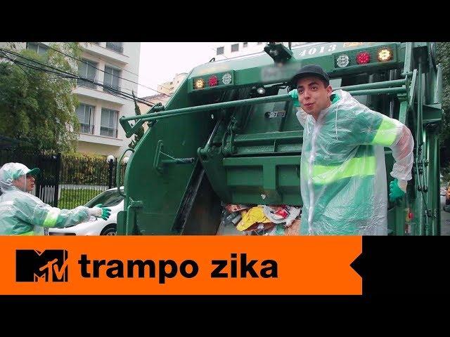 Lucas Maciel cai do caminhão de lixo | MTV Trampo Zika T1