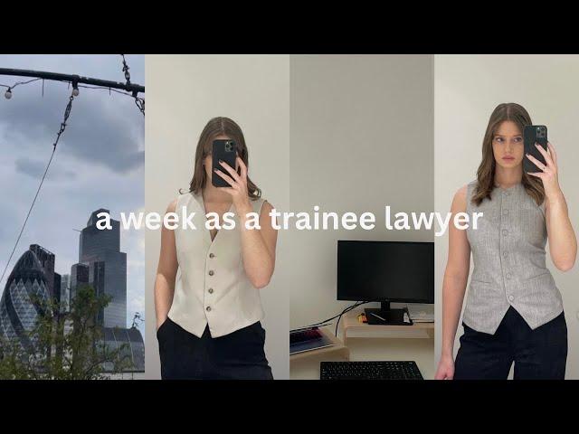 A WEEK IN MY LIFE AS A TRAINEE LAWYER in London