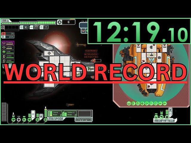 FTL Speedrun NEW World Record - 12:19 AE