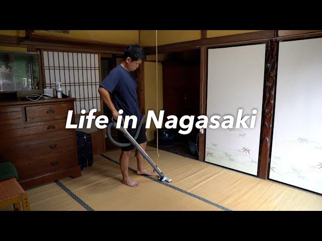 [CC] Deep Cleaning a Old Japanese House on a Slope in Nagasaki During a Break in the Rainy Season