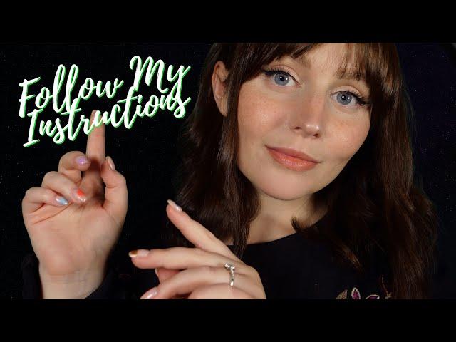 ASMR Follow My Instructions (Roleplay) For Relaxation