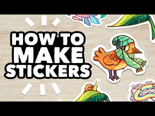 5 Ways to Make Stickers at Home! // (& thermal stickers with MUNBYN!)