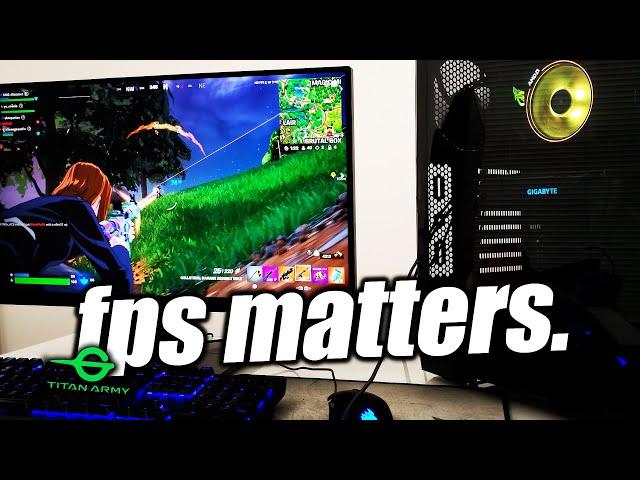 Why FPS is IMPORTANT! | ft. Titan Army P2510S Gaming Monitor 1440p 240hz | For The PC Gaming Casual