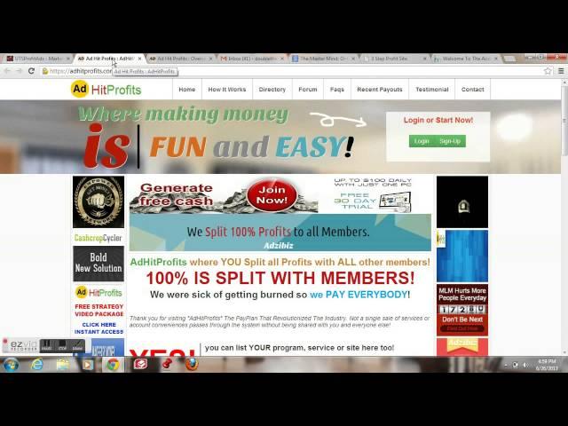 AdHitProfits (The Best Capture Page) To Use For AdShare Rev Share