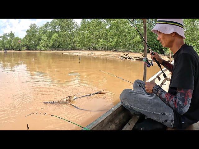 MENAKJUBKAN!! BANYAK UDANG GALAH BESAR DI SPOT YG KE 2 DAN JORAN PATAH || MANCING UDANG GALAH