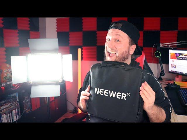 NEEWER NL 660 LED Lampe Unboxing Test