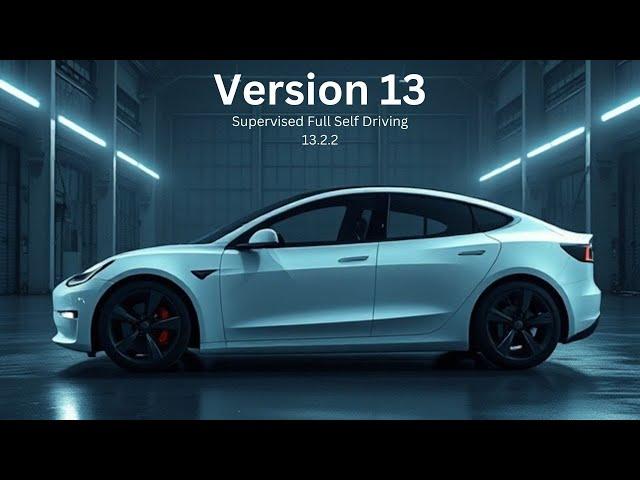 Version 13 - Supervised Full Self Driving - Navigate to Chick-fil-A | FSD 13.2.2 - Tesla Model 3