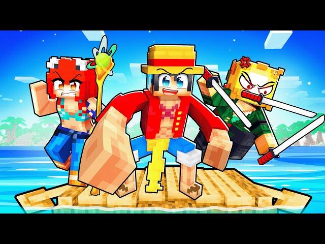 Having a ONE PIECE FAMILY in Minecraft!