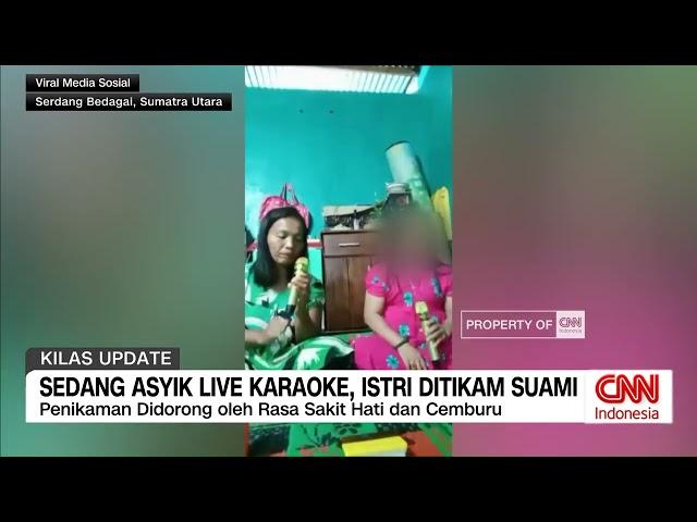 Sedang Asyik Live Karoke, Istri Ditikam Suami